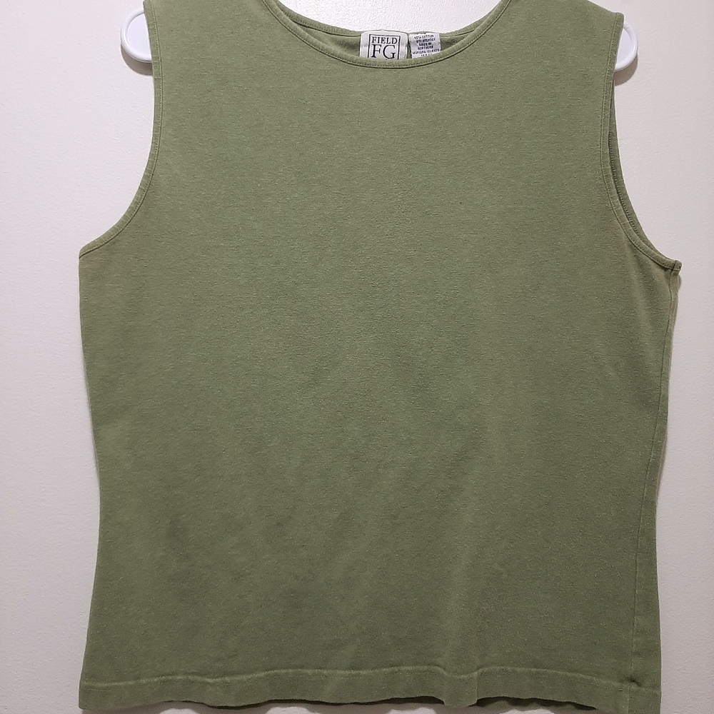Field Gear Army Green Tank Top